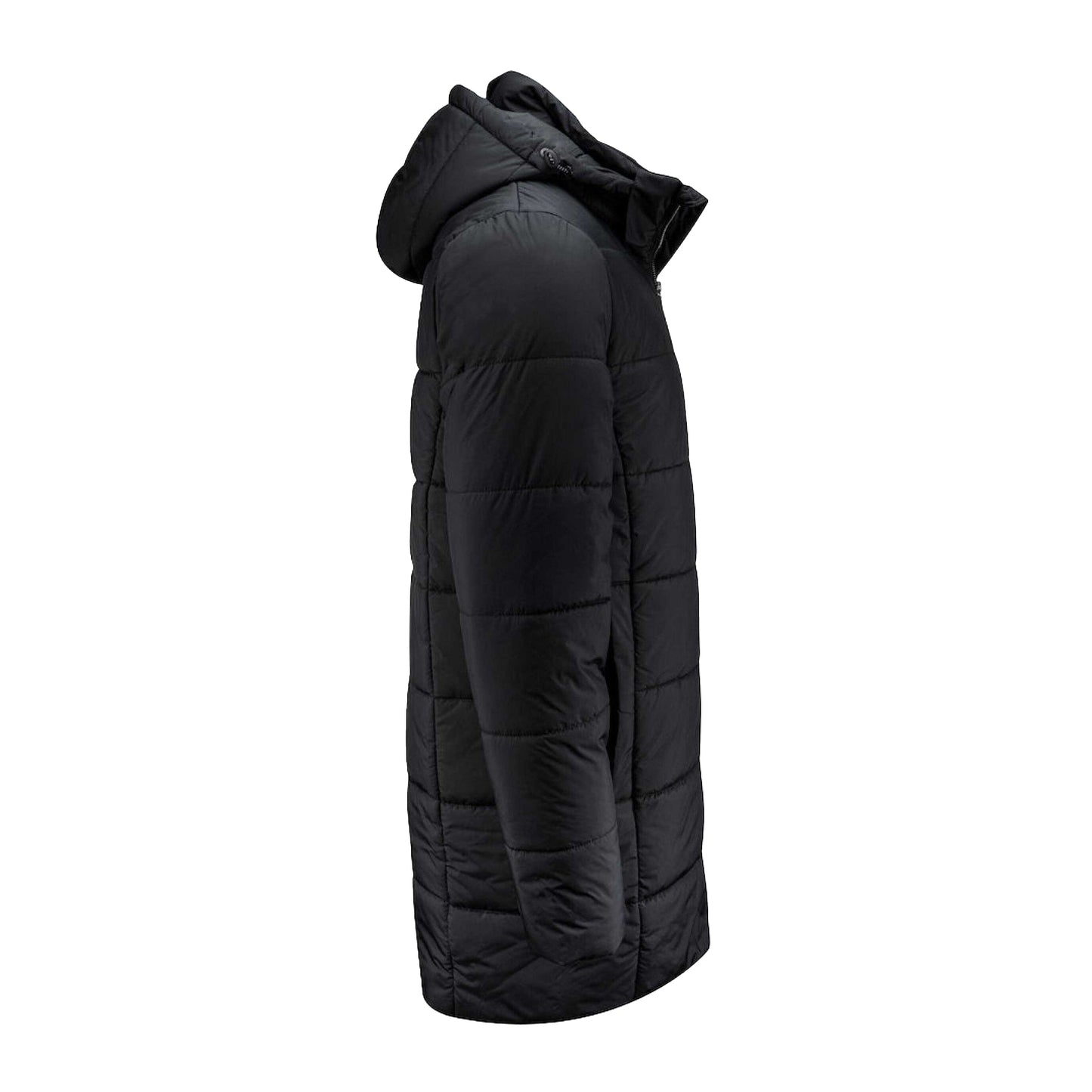 Black - Lifestyle - James Harvest Mens Nordmont Long Jacket