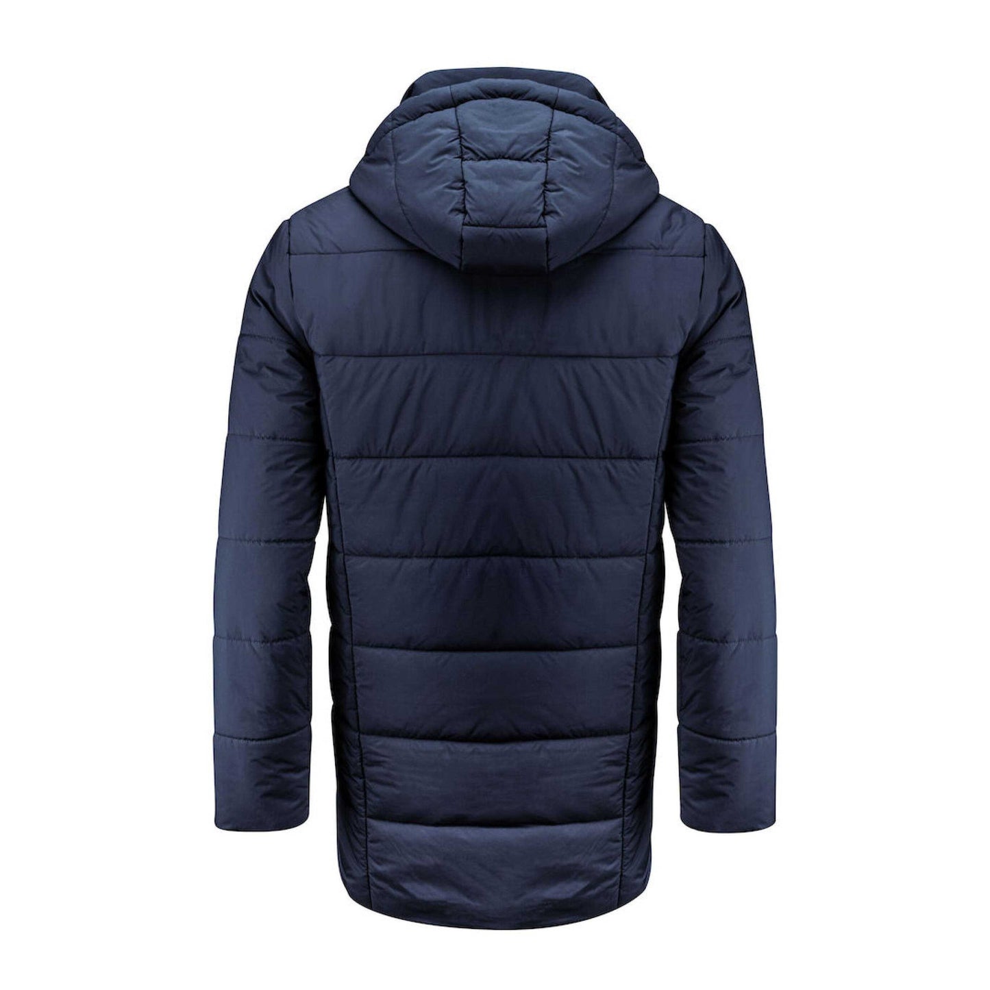 Navy - Back - James Harvest Mens Nordmont Long Jacket