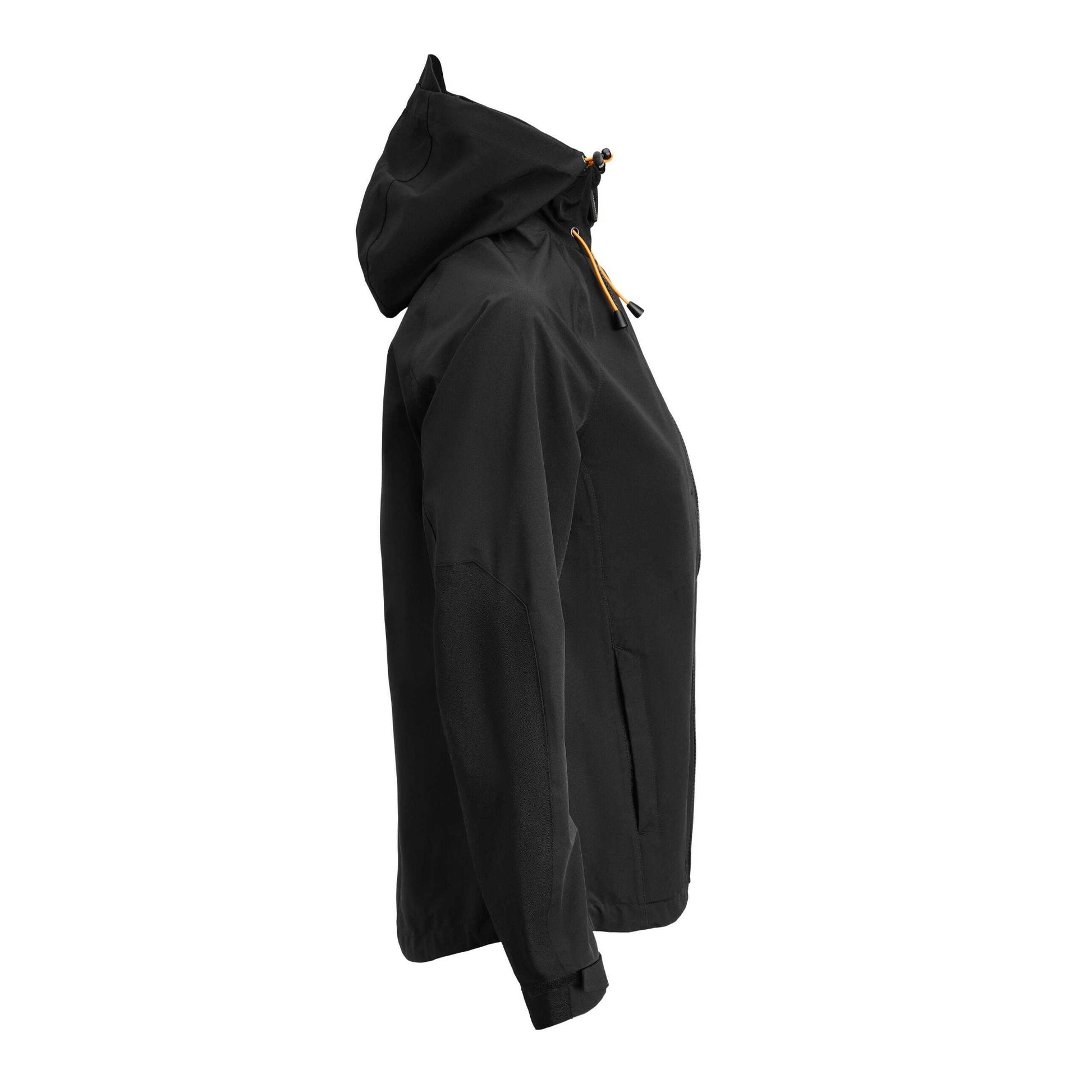 Black - Side - Jobman Womens-Ladies Oxygen Soft Shell Jacket