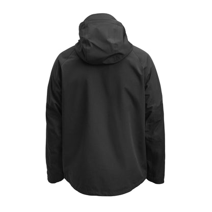 Black - Back - Jobman Mens Oxygen Soft Shell Jacket