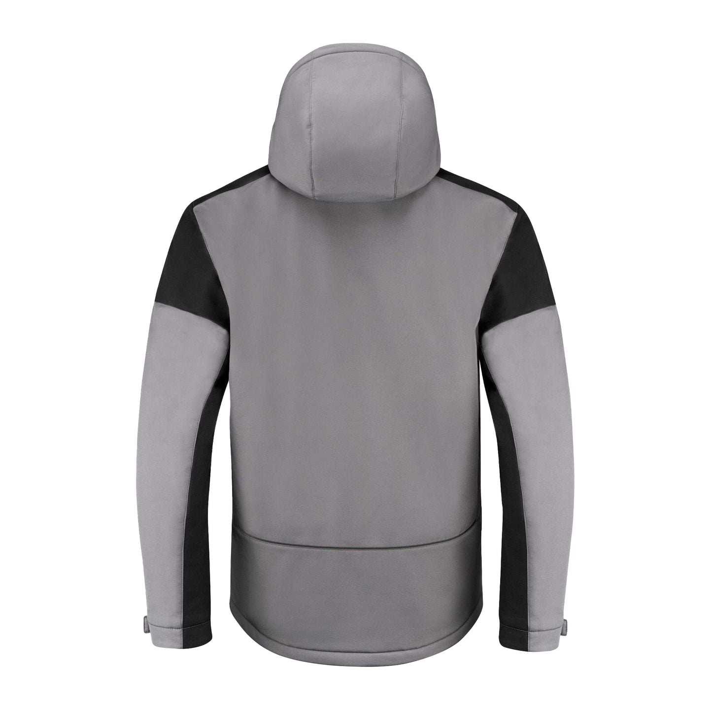 Anthracite-Black - Back - Printer Mens Padded Soft Shell Jacket