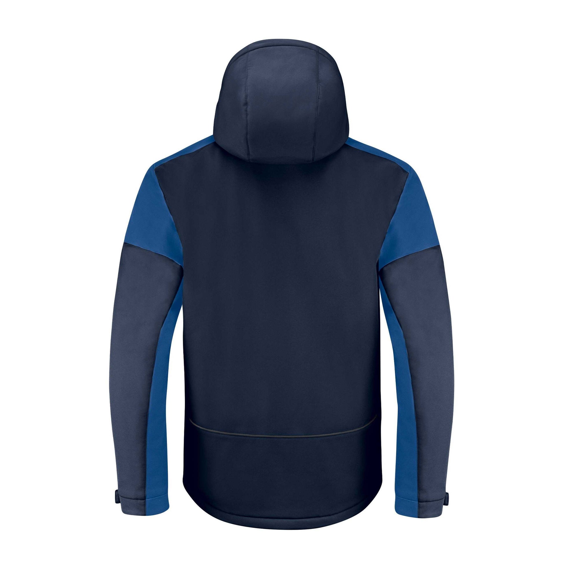 Navy-Cobalt - Back - Printer Mens Padded Soft Shell Jacket