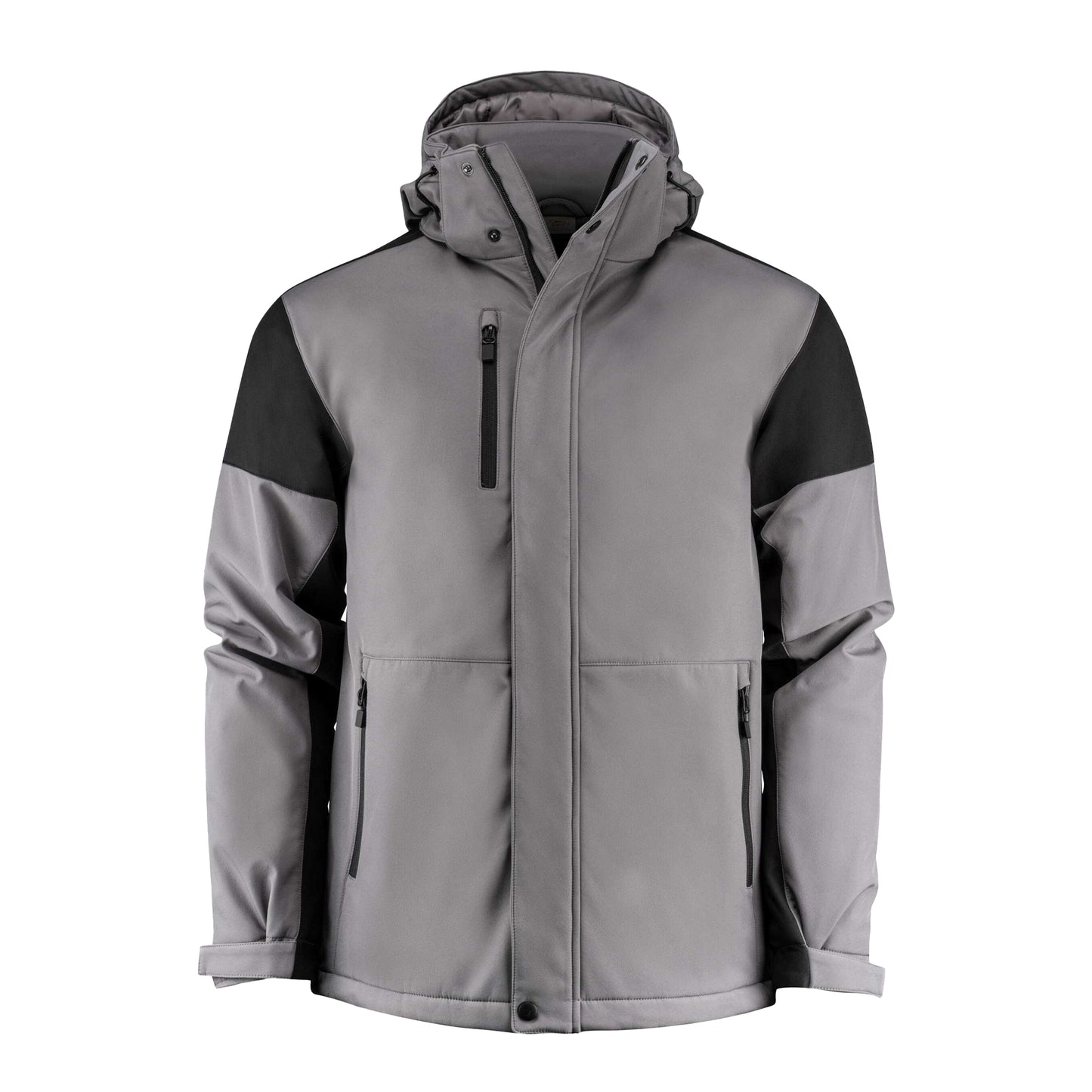 Anthracite-Black - Front - Printer Mens Padded Soft Shell Jacket