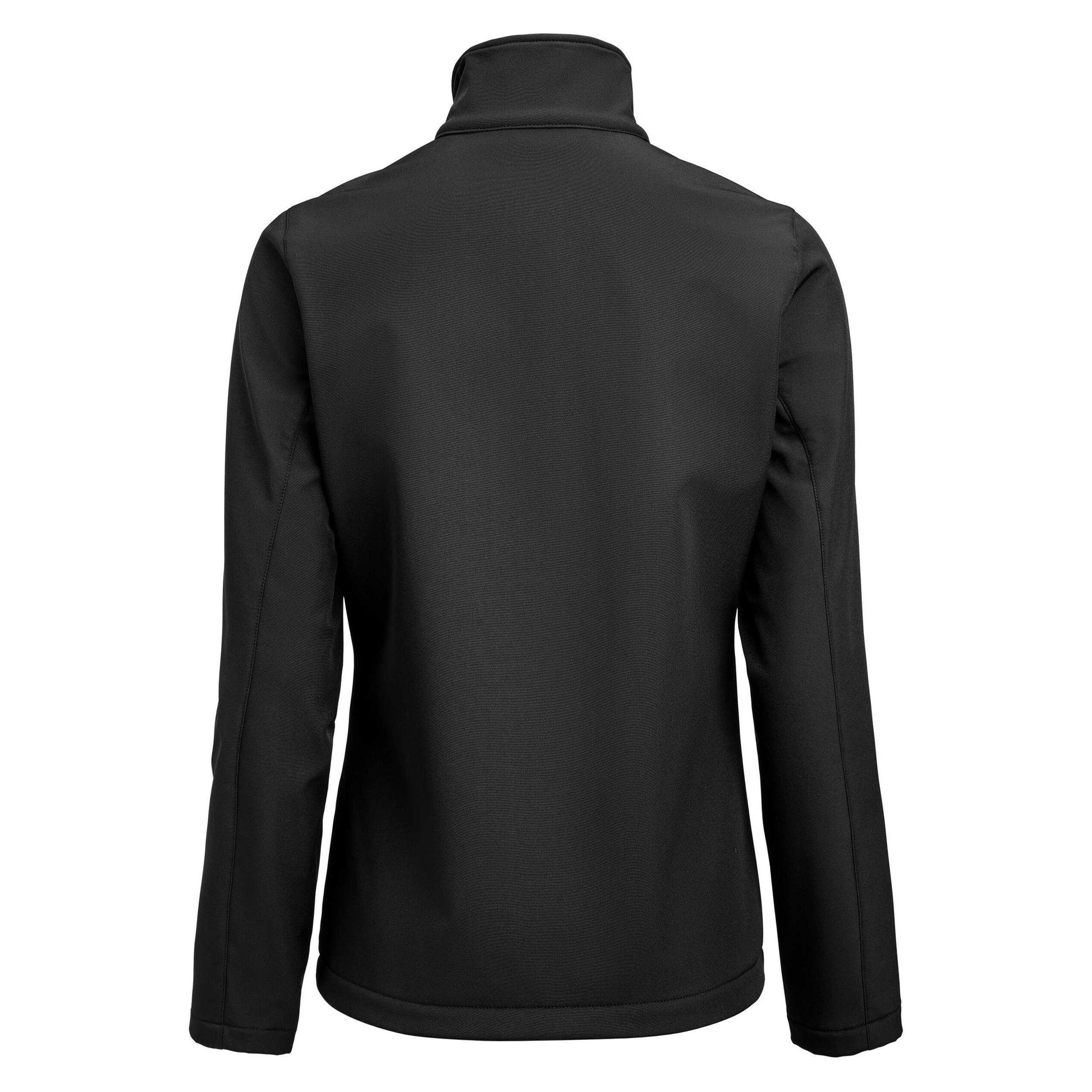 Black - Back - James Harvest Womens-Ladies Valley Jacket