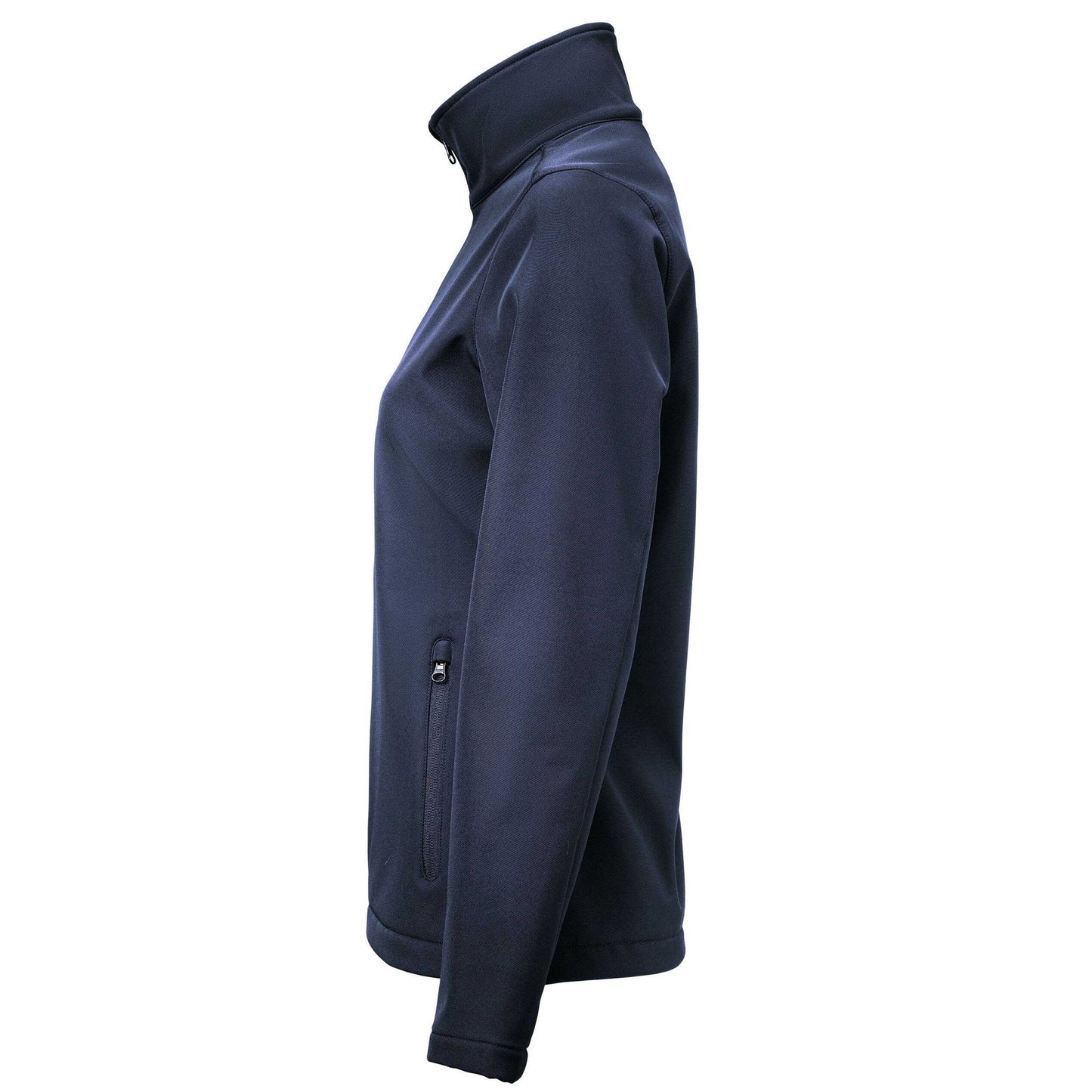 Navy - Side - James Harvest Womens-Ladies Valley Jacket