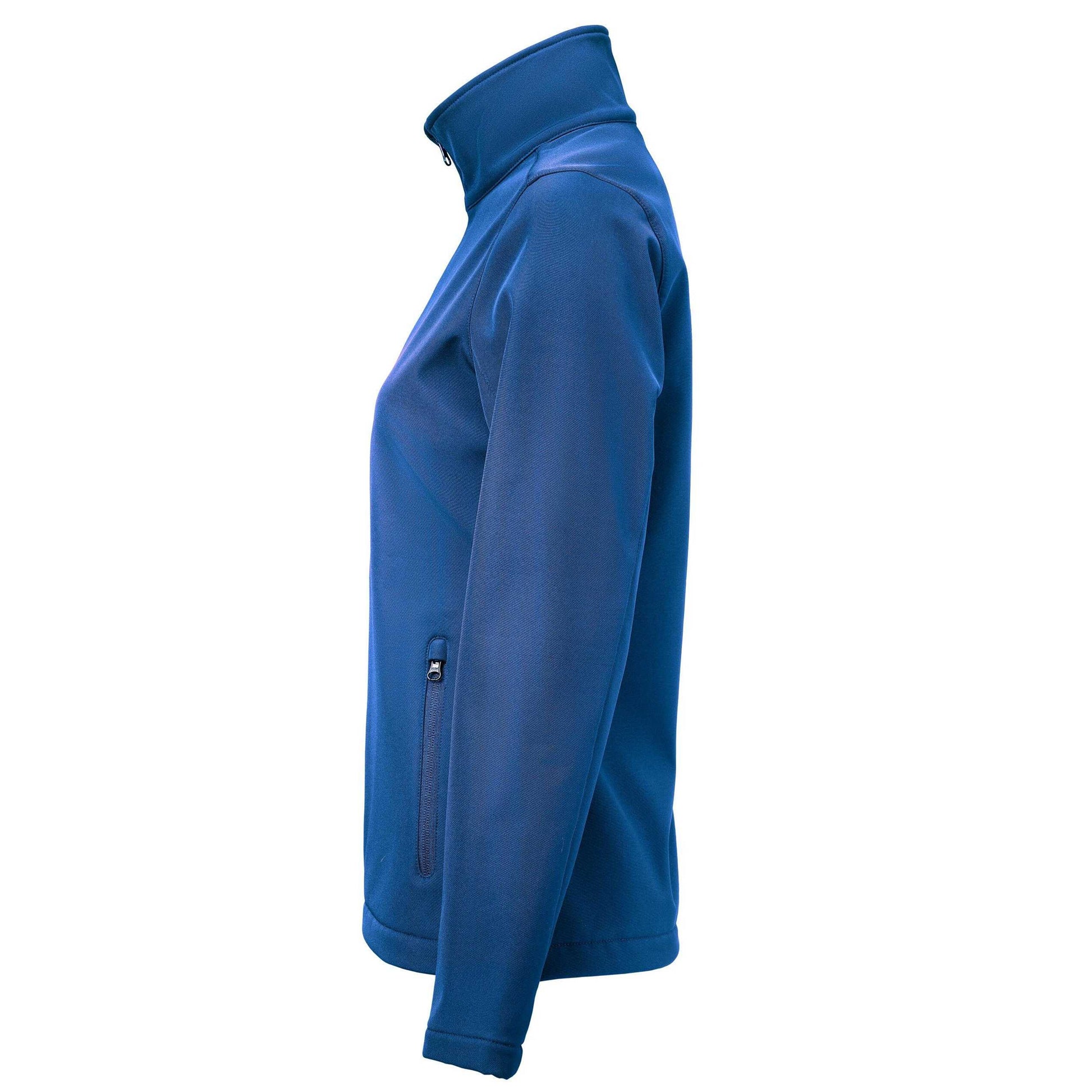 Blue - Side - James Harvest Womens-Ladies Valley Jacket