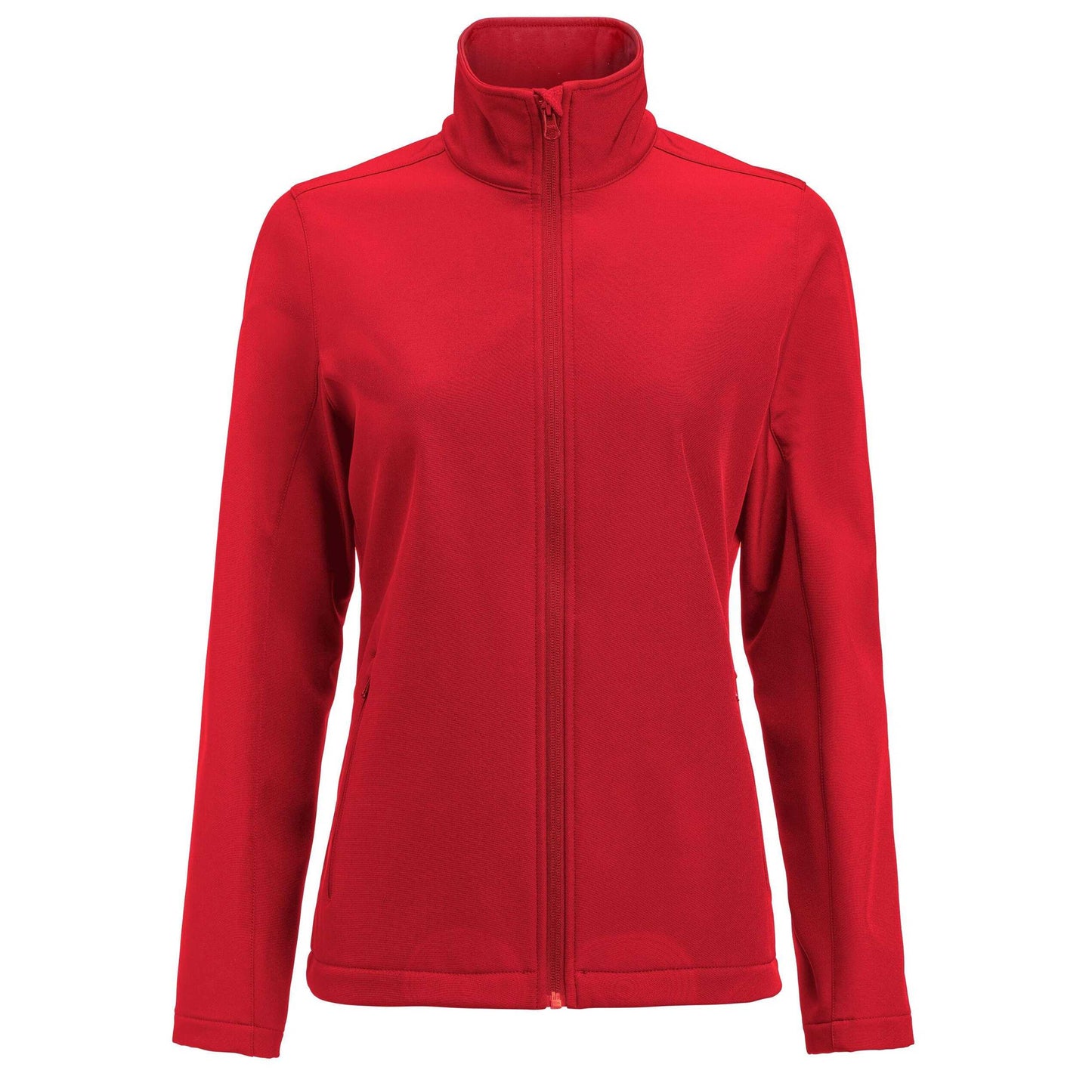 Red - Front - James Harvest Womens-Ladies Valley Jacket