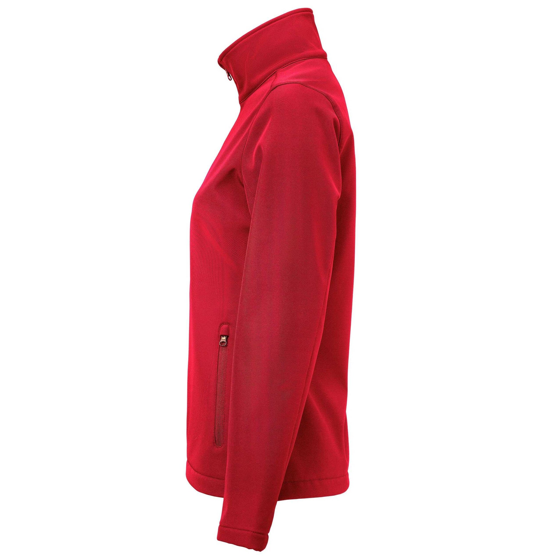 Red - Side - James Harvest Womens-Ladies Valley Jacket