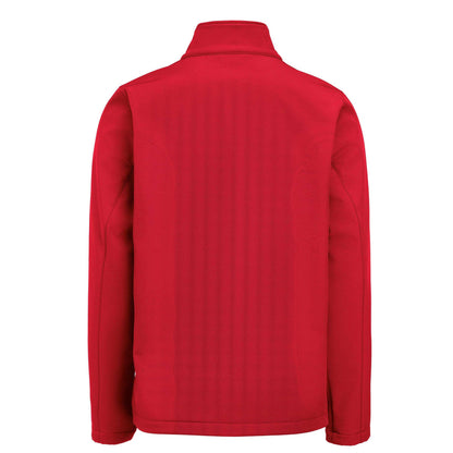 Red - Back - James Harvest Mens Valley Jacket