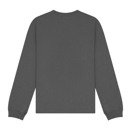 Asphalt - Back - Bella + Canvas Unisex Adult Heavy Long-Sleeved T-Shirt