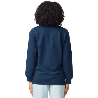 Navy Blue - Back - Gildan Unisex Adult Softstyle Midweight Quarter Zip Sweatshirt