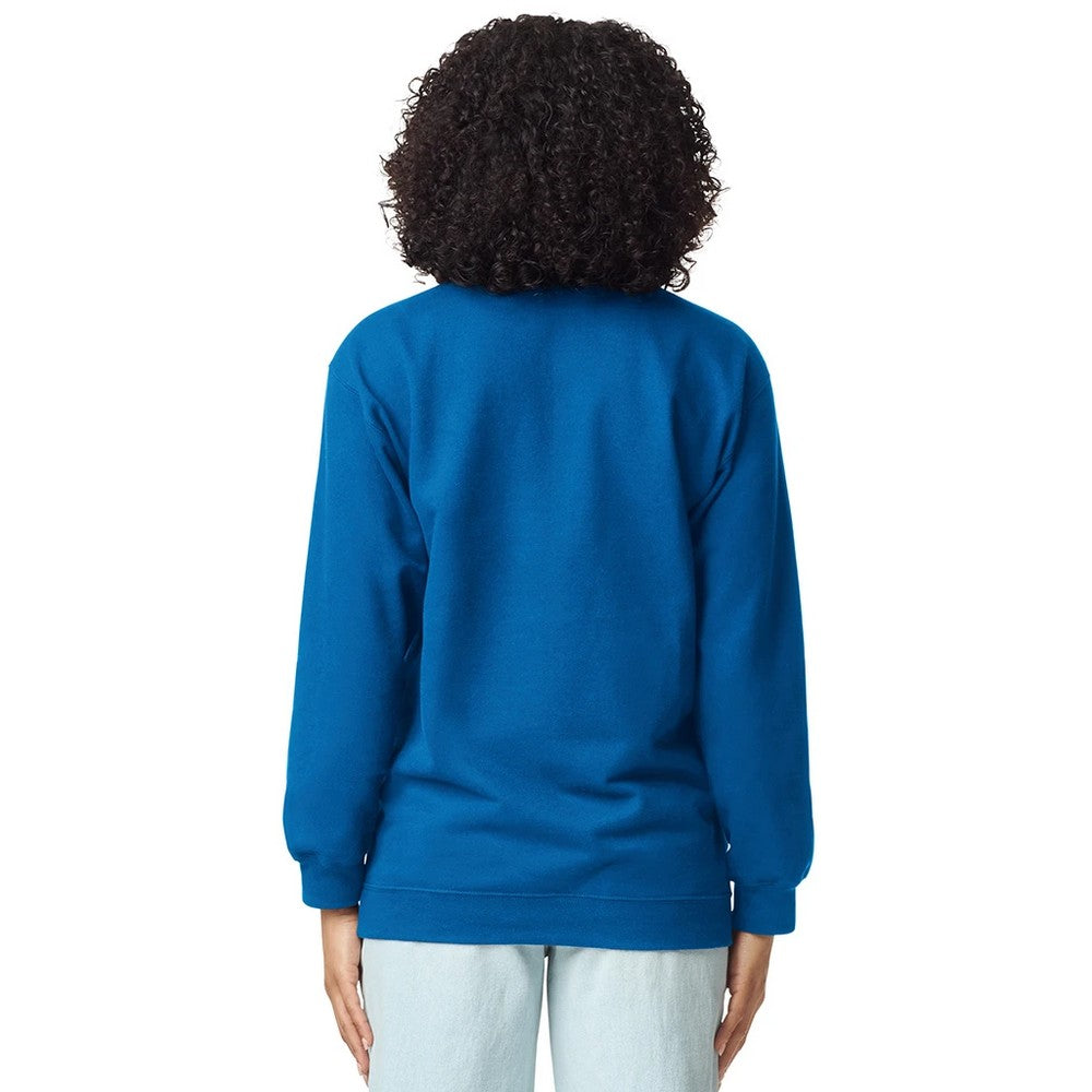 Royal Blue - Back - Gildan Unisex Adult Softstyle Midweight Quarter Zip Sweatshirt