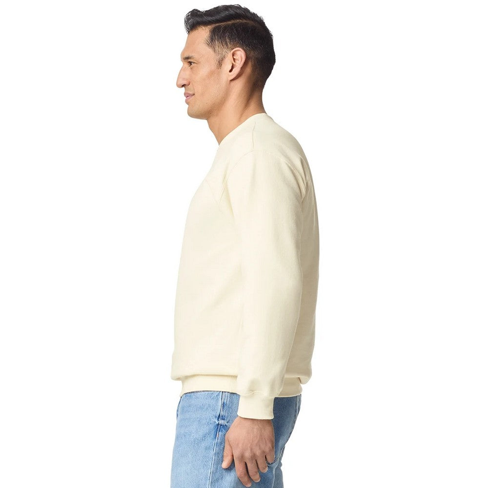 Off White - Side - Gildan Unisex Adult Softstyle Midweight Quarter Zip Sweatshirt