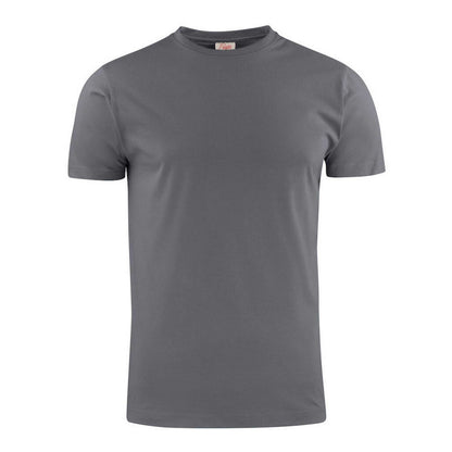 Steel Grey - Front - Printer Mens Heavier Pro T-Shirt