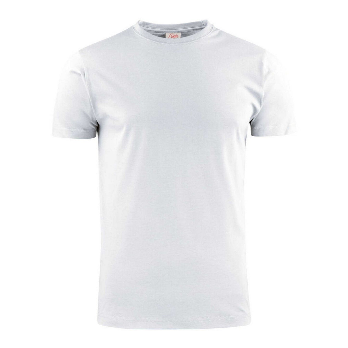 White - Front - Printer Mens Heavier Pro T-Shirt
