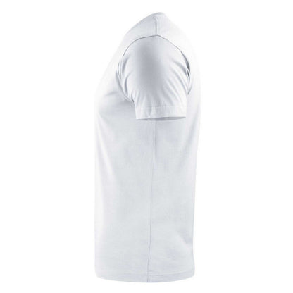 White - Lifestyle - Printer Mens Heavier Pro T-Shirt