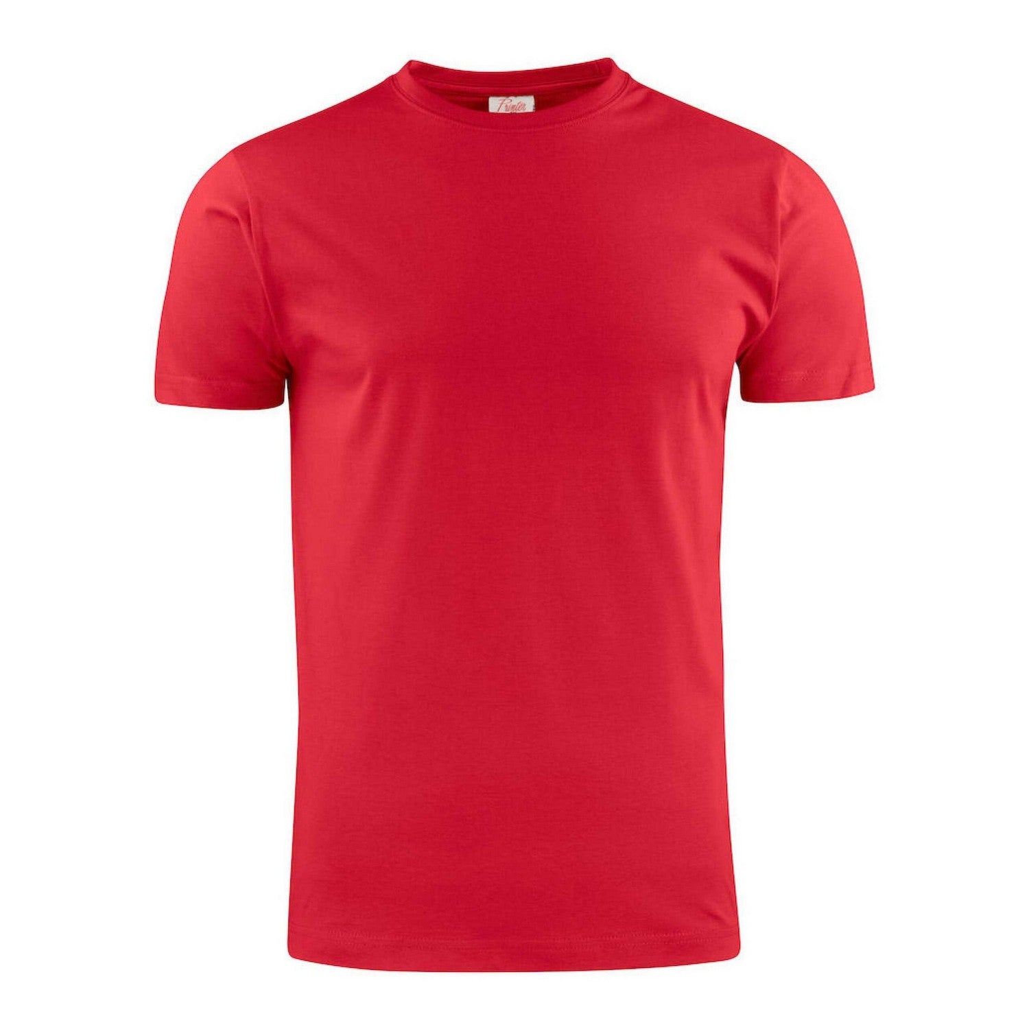 Red - Front - Printer Mens Heavier Pro T-Shirt