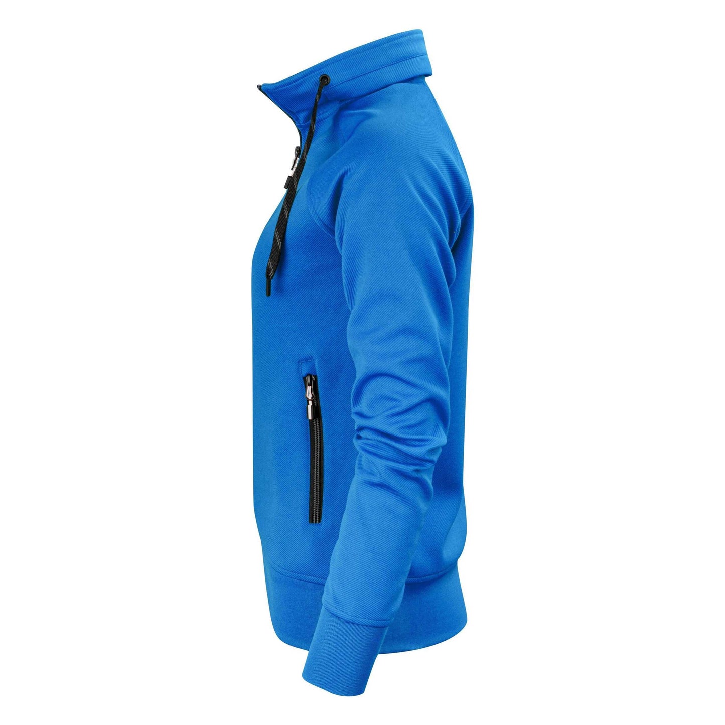 Ocean Blue - Side - Printer Womens-Ladies Jog Sweat Jacket