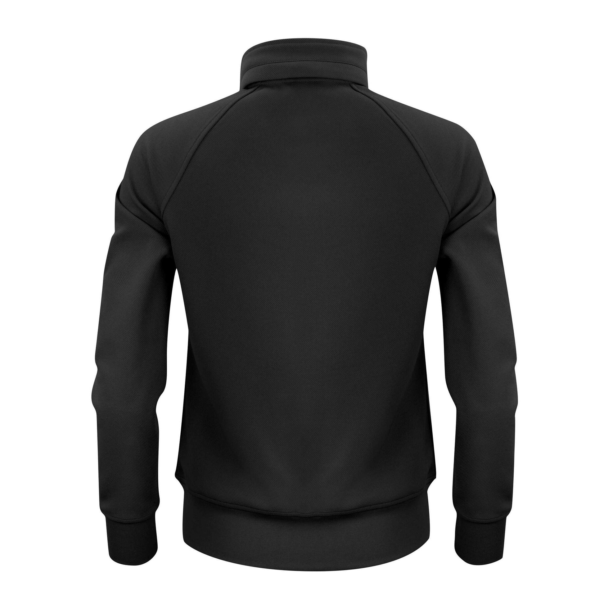 Black - Back - Printer Womens-Ladies Jog Sweat Jacket