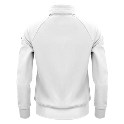 White - Back - Printer Womens-Ladies Jog Sweat Jacket