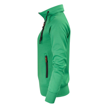 Fresh Green - Side - Printer Womens-Ladies Jog Sweat Jacket