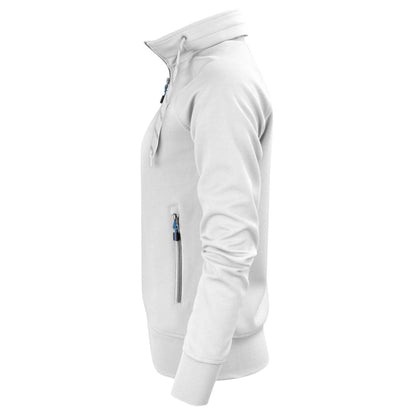 White - Side - Printer Womens-Ladies Jog Sweat Jacket