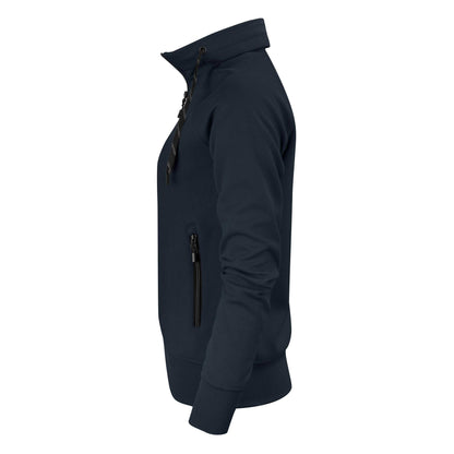 Dark Navy - Back - Printer Womens-Ladies Jog Sweat Jacket