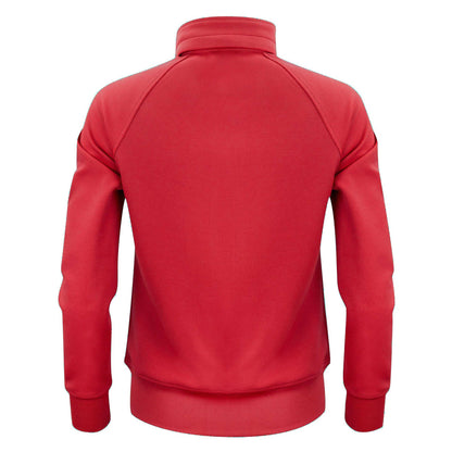 Red - Back - Printer Womens-Ladies Jog Sweat Jacket