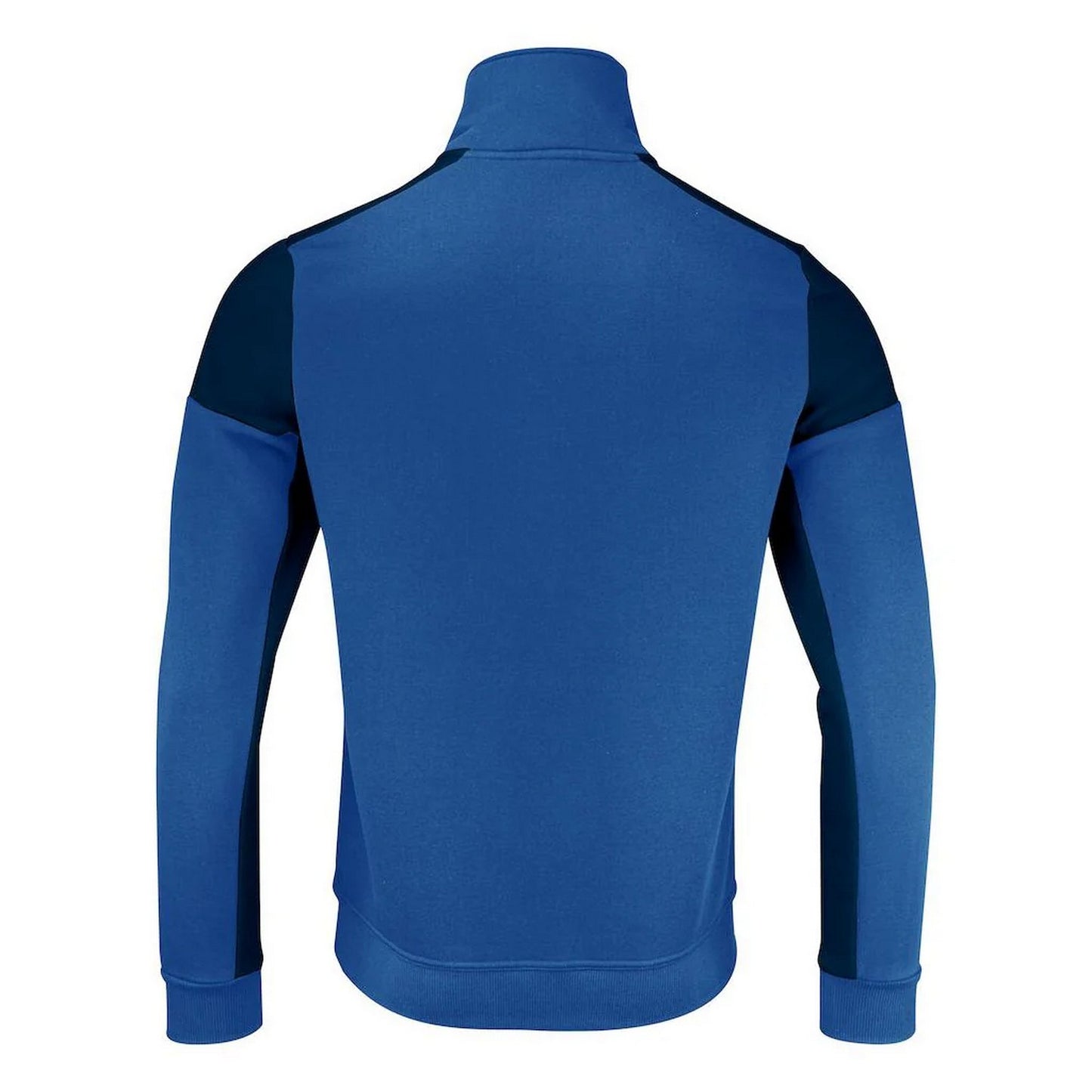 Cobalt-Navy - Back - Printer PRIME Mens Contrast Half Zip Sweatshirt