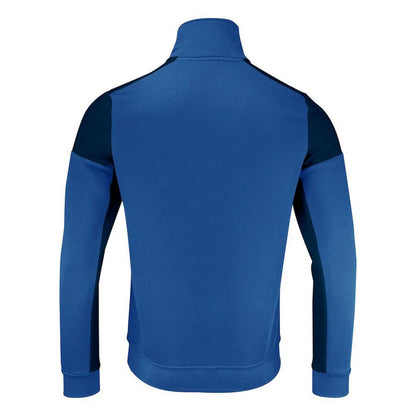 Cobalt-Navy - Back - Printer PRIME Mens Contrast Half Zip Sweatshirt