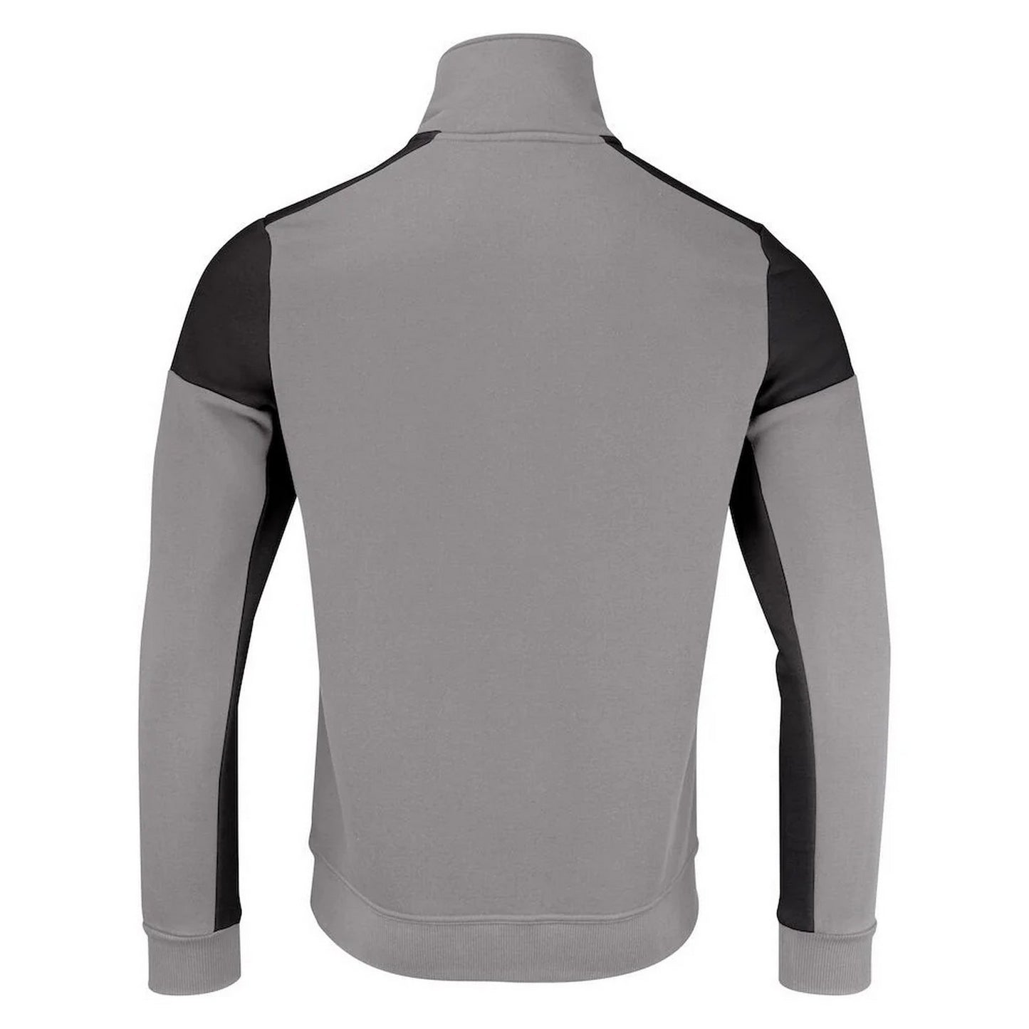 Anthracite - Back - Printer PRIME Mens Contrast Half Zip Sweatshirt