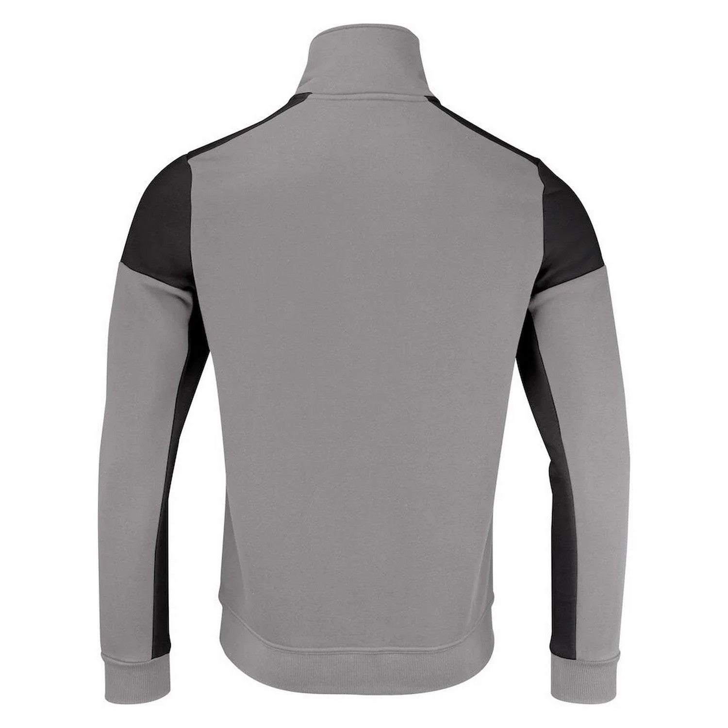 Anthracite - Back - Printer PRIME Mens Contrast Half Zip Sweatshirt
