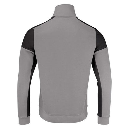 Anthracite - Back - Printer PRIME Mens Contrast Half Zip Sweatshirt