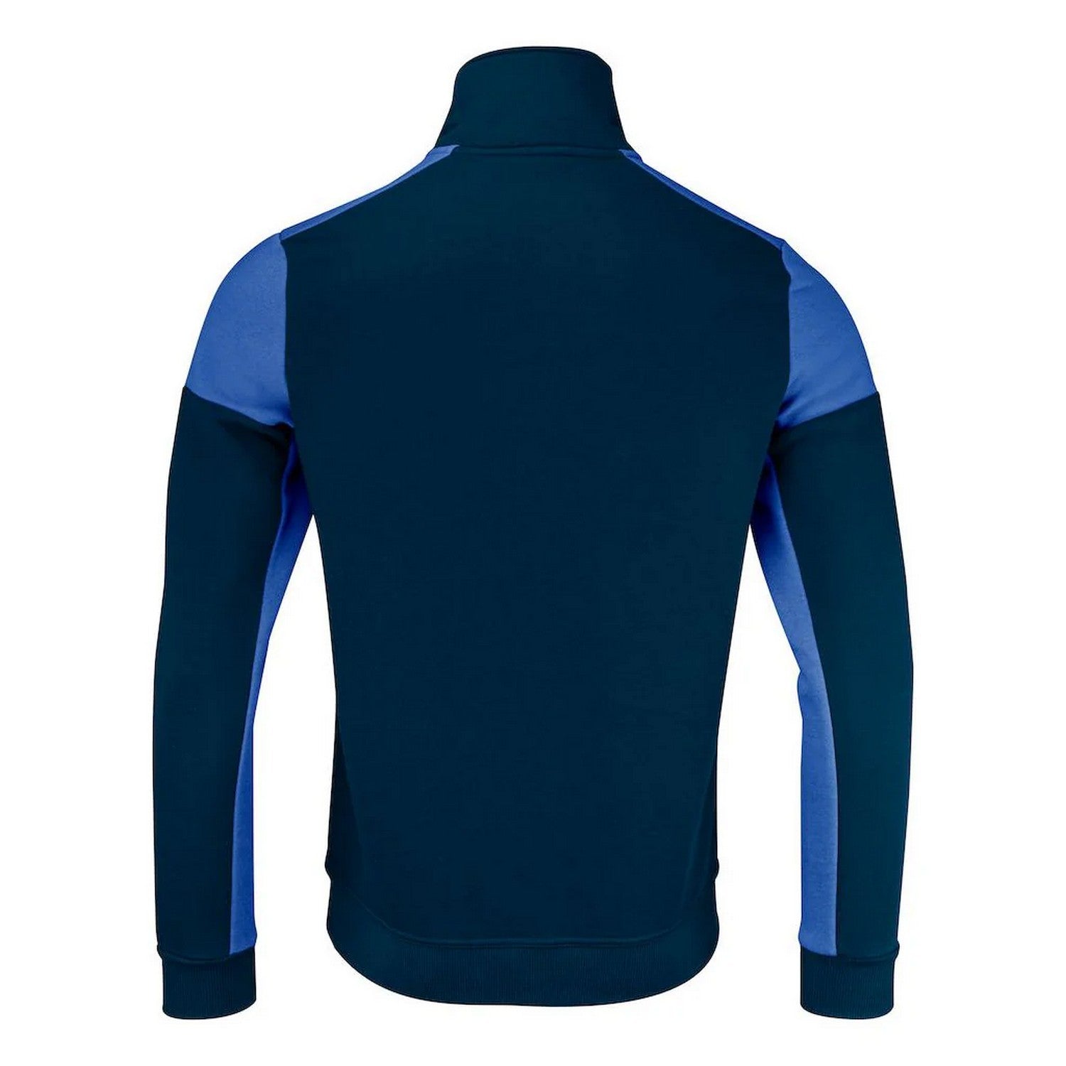 Navy-Cobalt - Back - Printer PRIME Mens Contrast Half Zip Sweatshirt