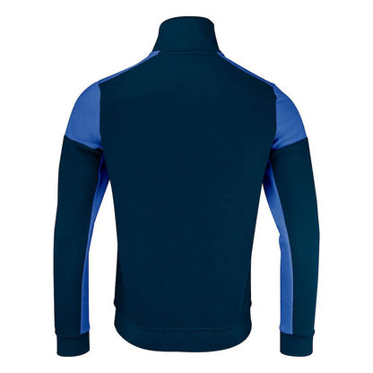Navy-Cobalt - Back - Printer PRIME Mens Contrast Half Zip Sweatshirt