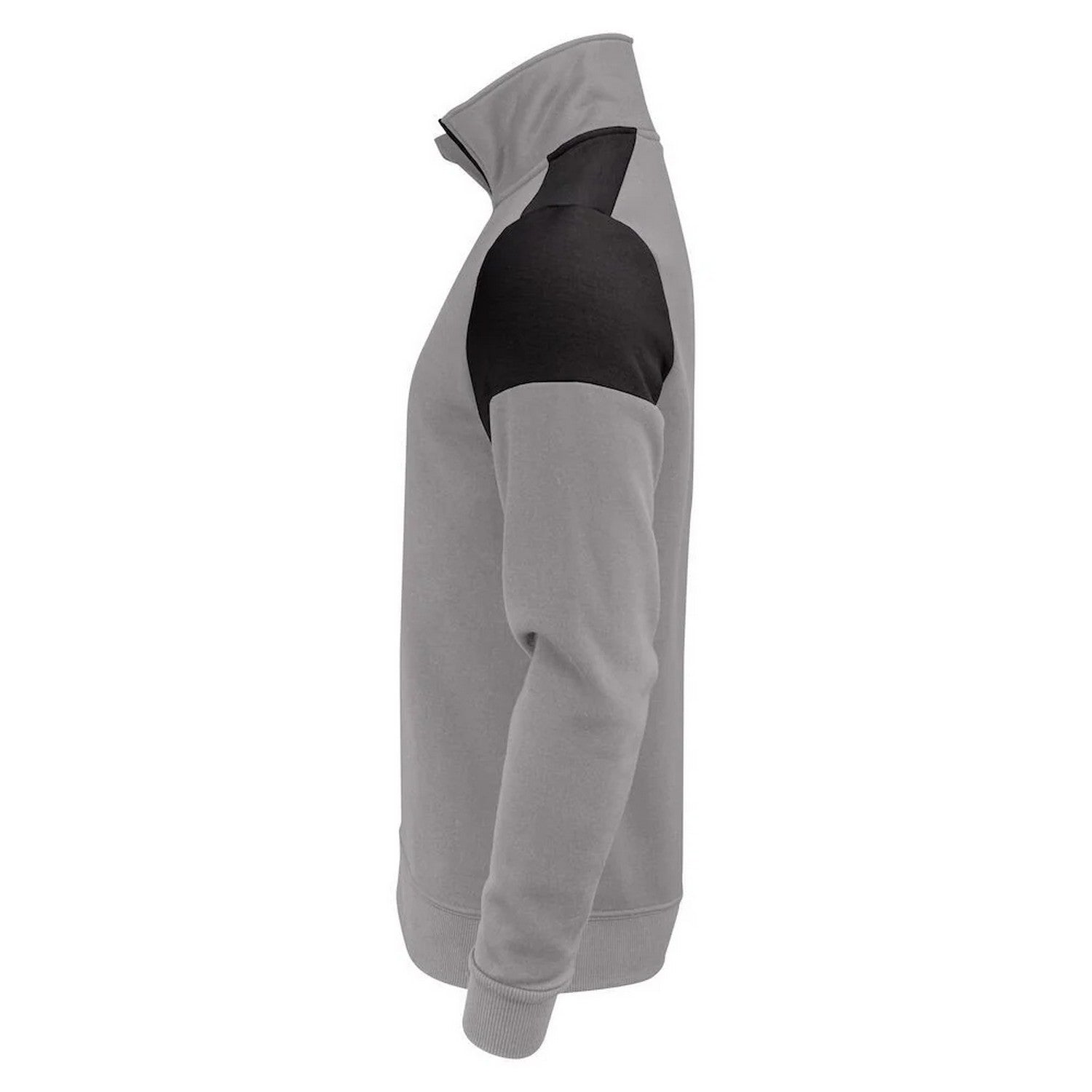 Anthracite - Side - Printer PRIME Mens Contrast Half Zip Sweatshirt