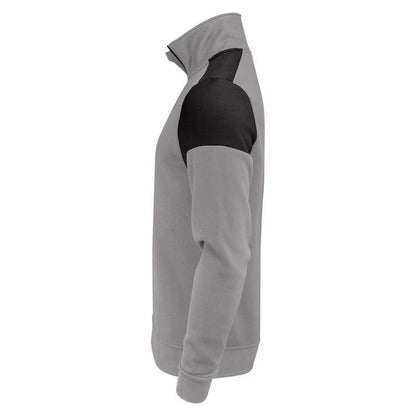 Anthracite - Side - Printer PRIME Mens Contrast Half Zip Sweatshirt