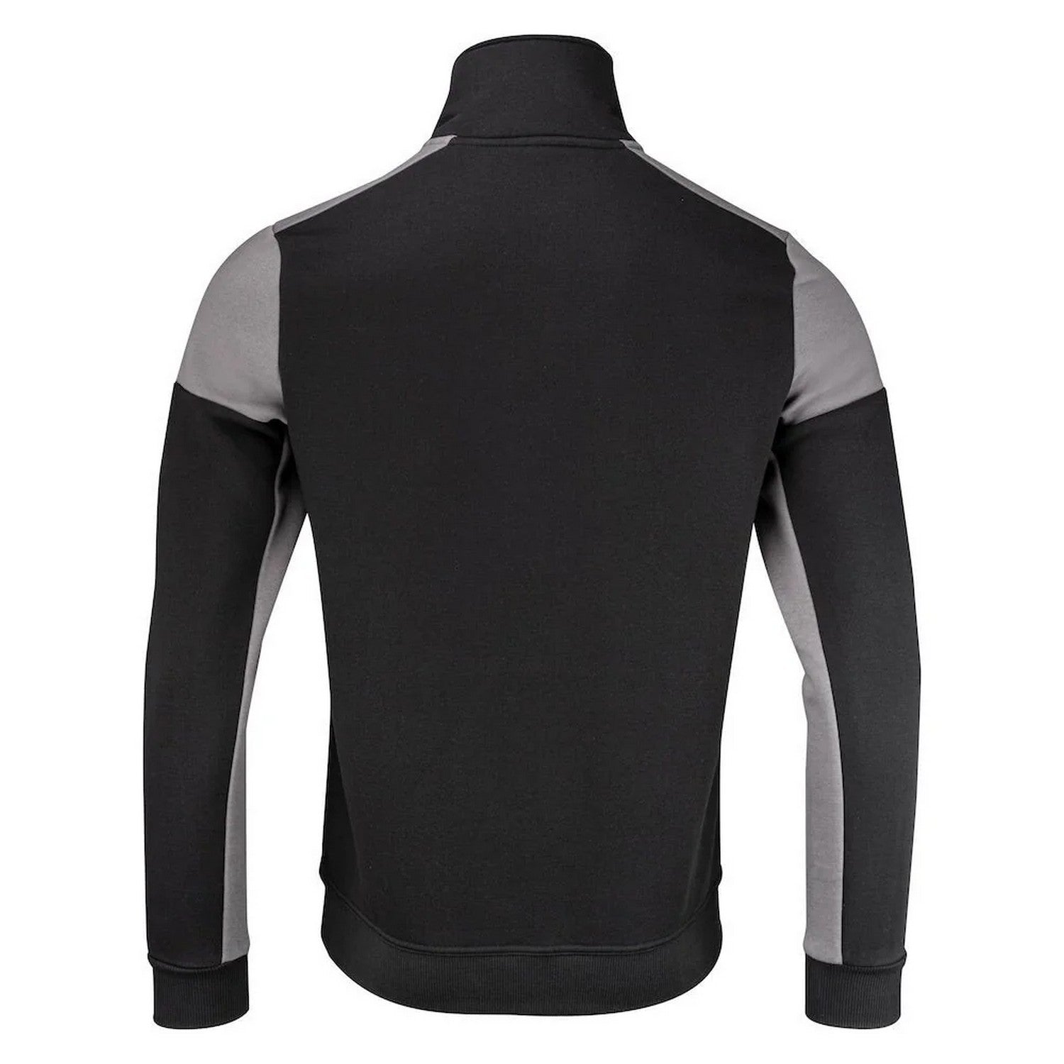 Black-Anthracite - Back - Printer PRIME Mens Contrast Half Zip Sweatshirt