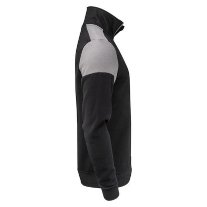 Black-Anthracite - Lifestyle - Printer PRIME Mens Contrast Half Zip Sweatshirt