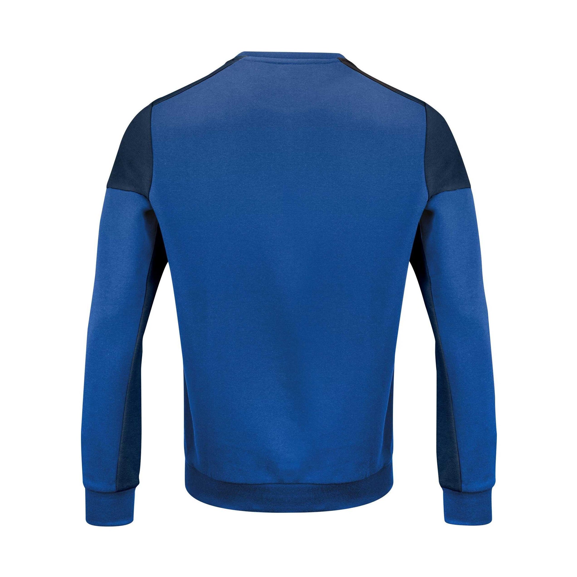 Cobalt-Navy - Back - Printer PRIME Mens Contrast Crew Neck Sweatshirt