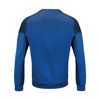 Cobalt-Navy - Back - Printer PRIME Mens Contrast Crew Neck Sweatshirt