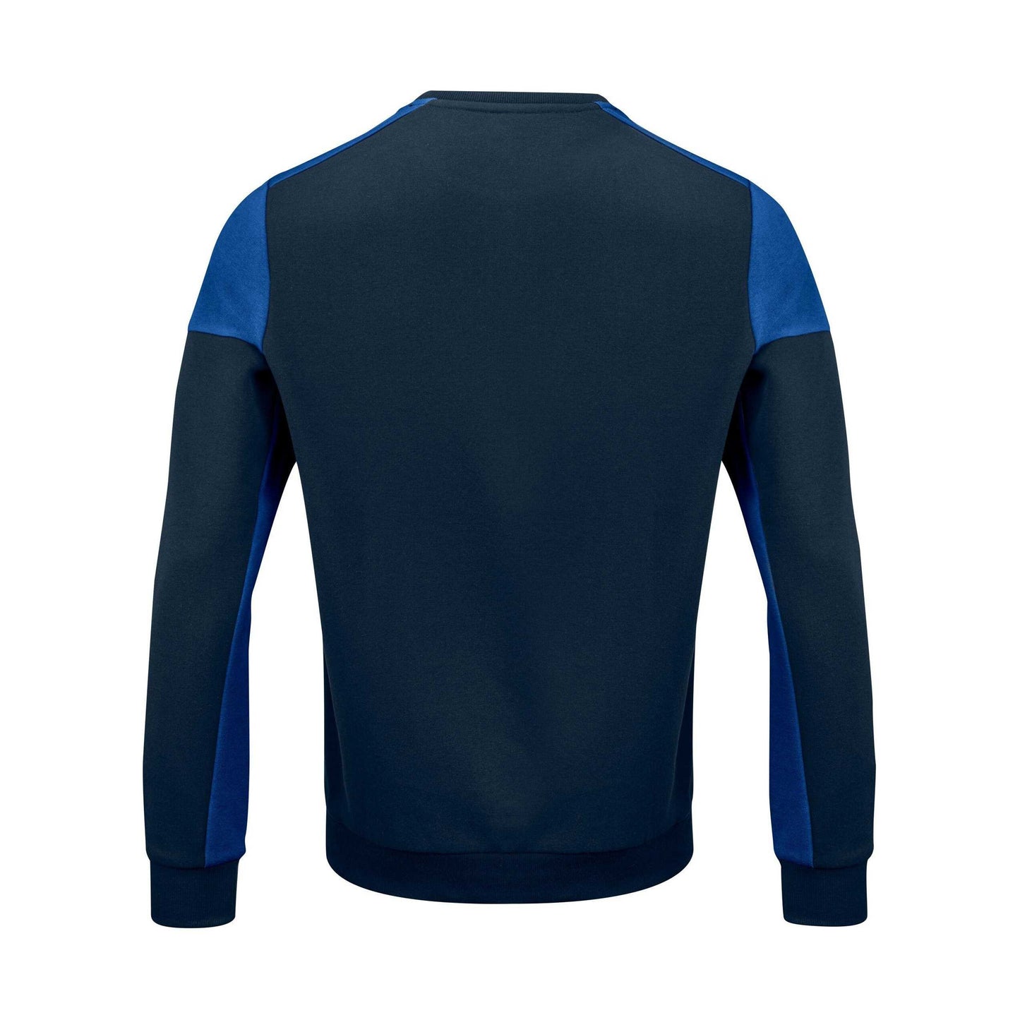Navy-Cobalt - Back - Printer PRIME Mens Contrast Crew Neck Sweatshirt