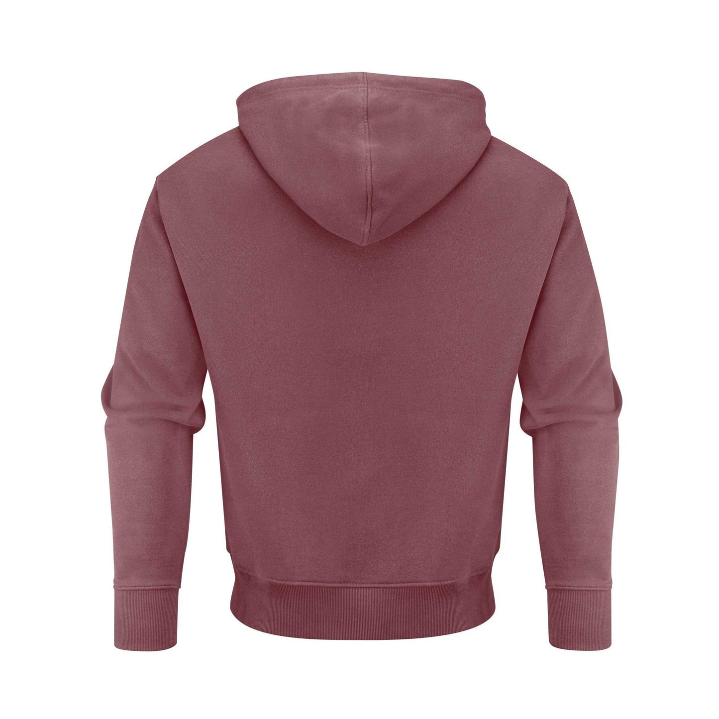 Dusty Red - Back - James Harvest Unisex Adult Hopedale Hoodie
