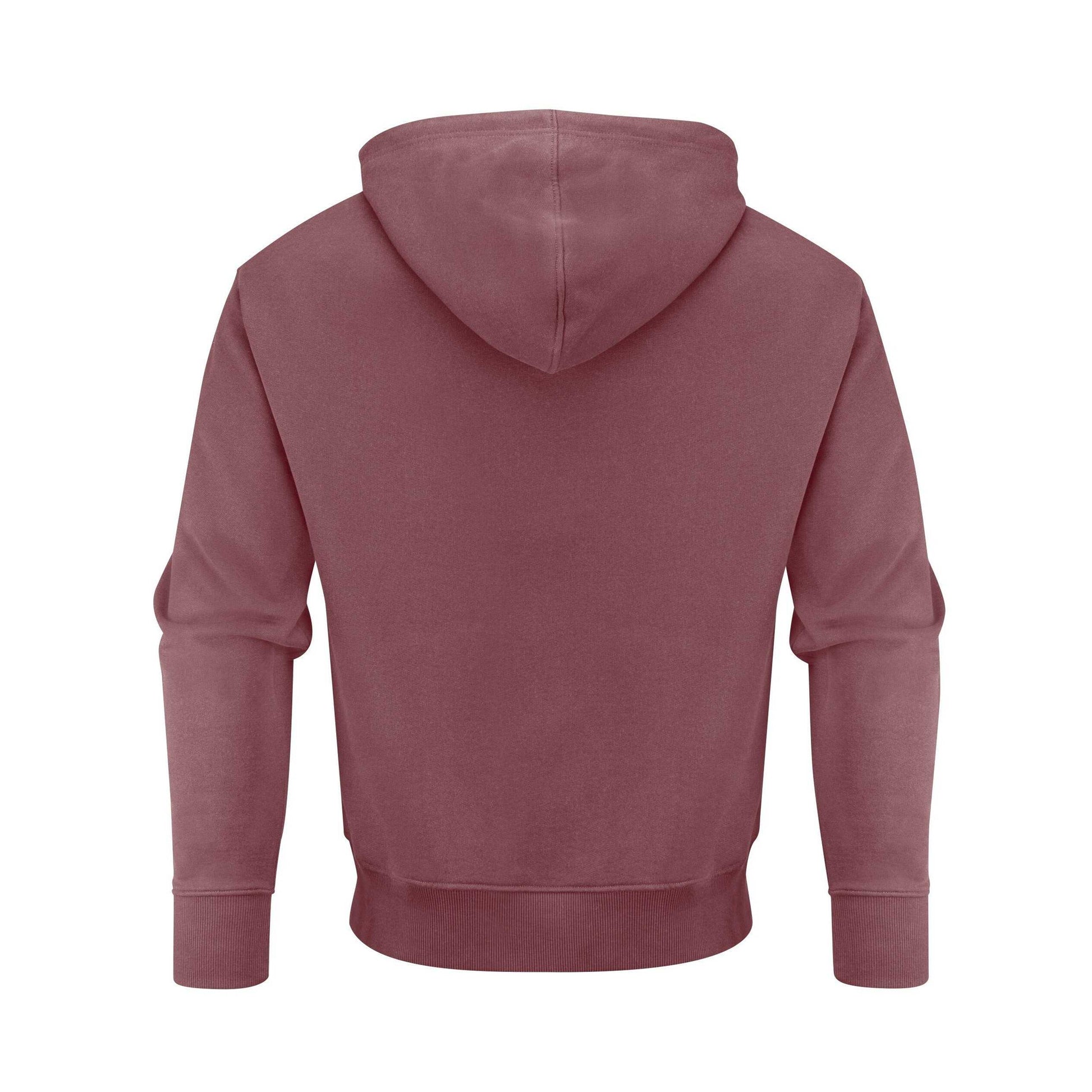 Dusty Red - Back - James Harvest Unisex Adult Hopedale Hoodie