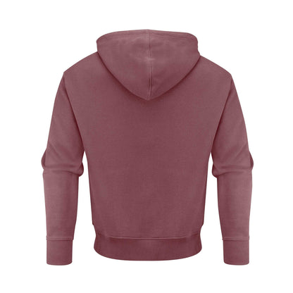 Dusty Red - Back - James Harvest Unisex Adult Hopedale Hoodie