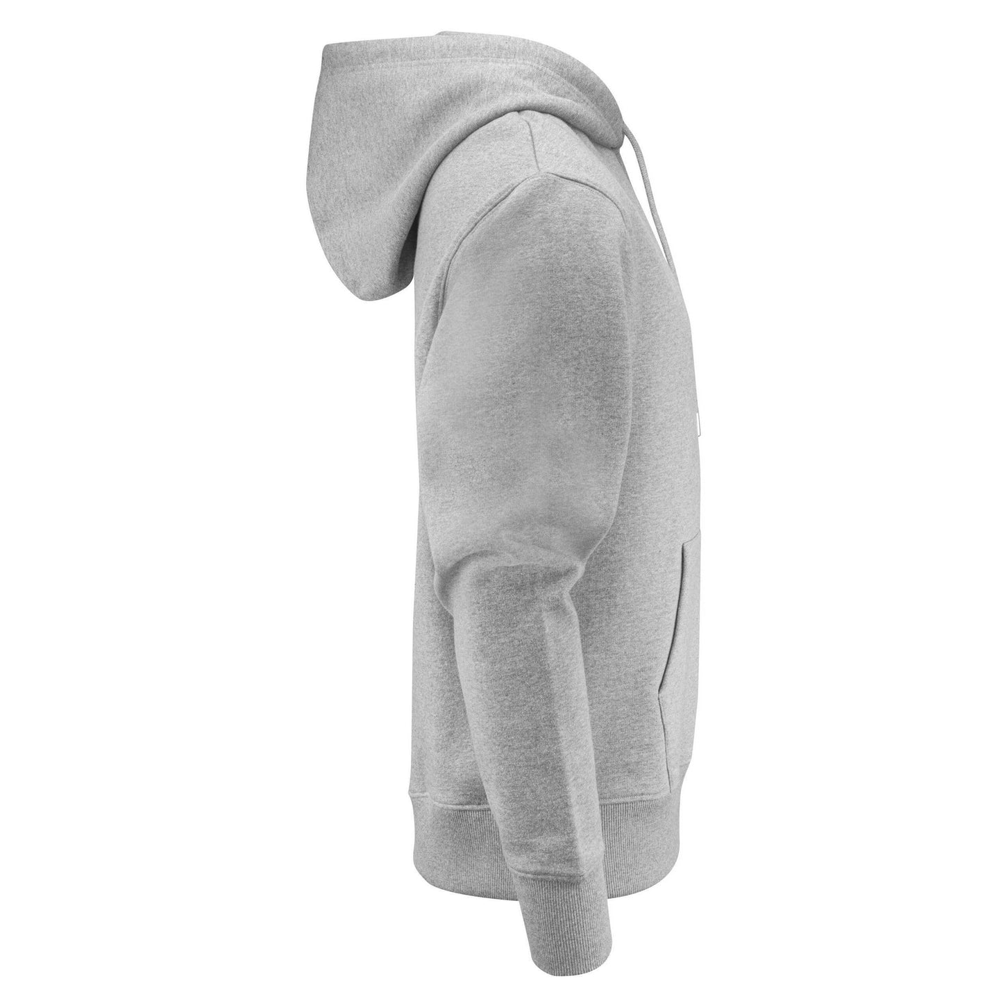 Grey Melange - Side - James Harvest Unisex Adult Hopedale Hoodie