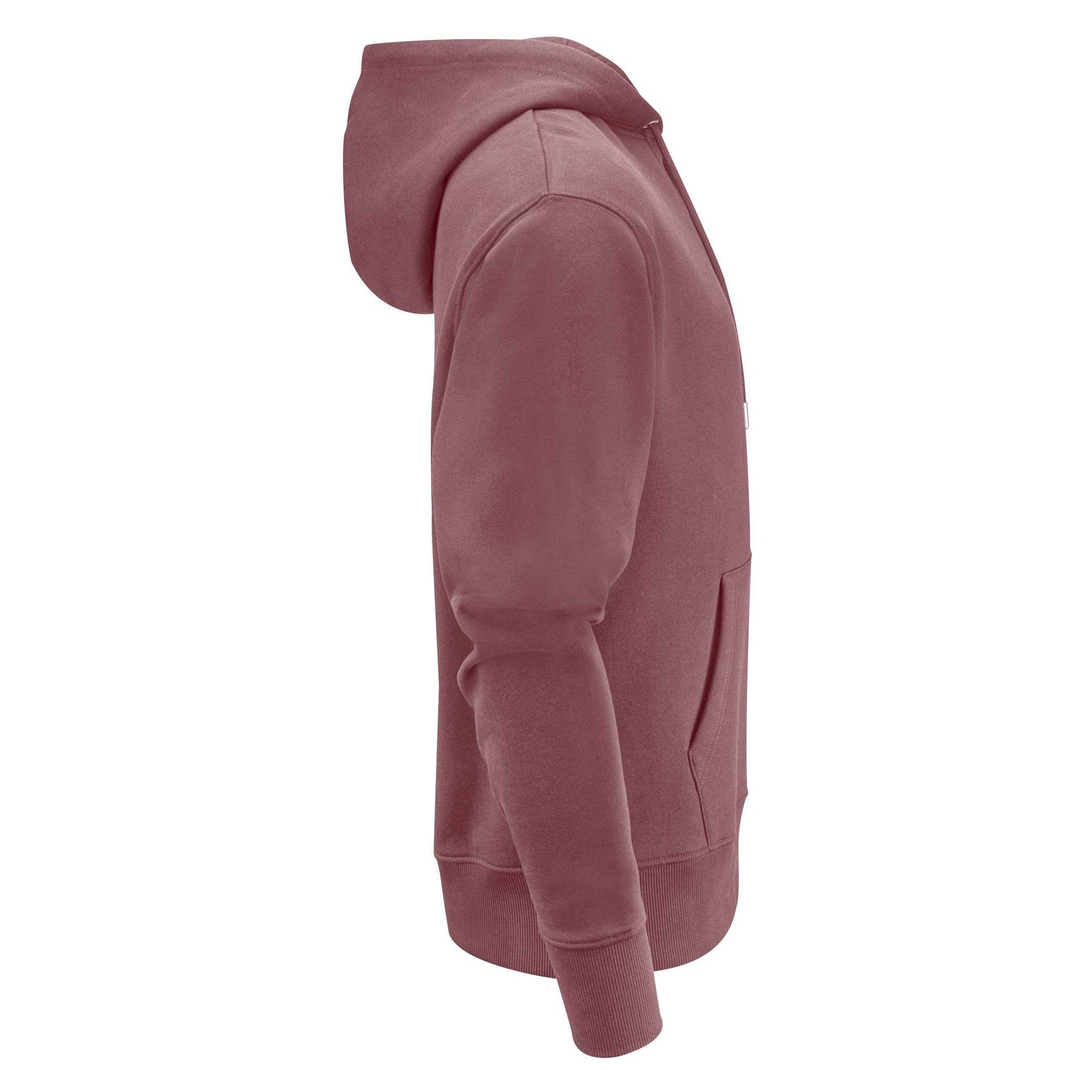 Dusty Red - Side - James Harvest Unisex Adult Hopedale Hoodie