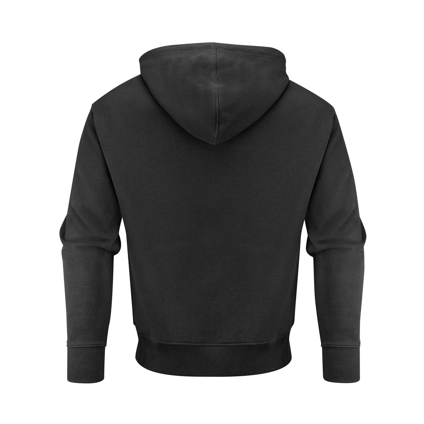 Black - Back - James Harvest Unisex Adult Hopedale Hoodie