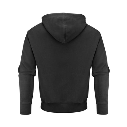 Black - Back - James Harvest Unisex Adult Hopedale Hoodie