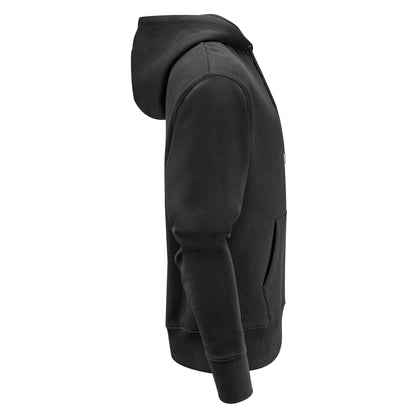 Black - Side - James Harvest Unisex Adult Hopedale Hoodie